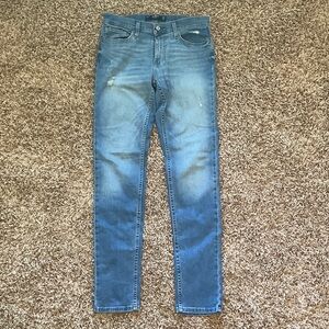 Hollister Men's Light Blue Skinny Jeans